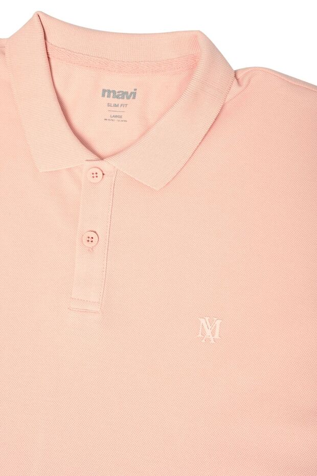 Şeker Pembe Polo Tişört Regular Fit / Normal Kesim 88043473 - 2