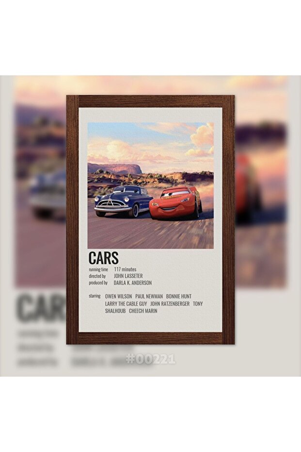 Şimşek Mcqueen Baskılı Ahşap Tablo - 1