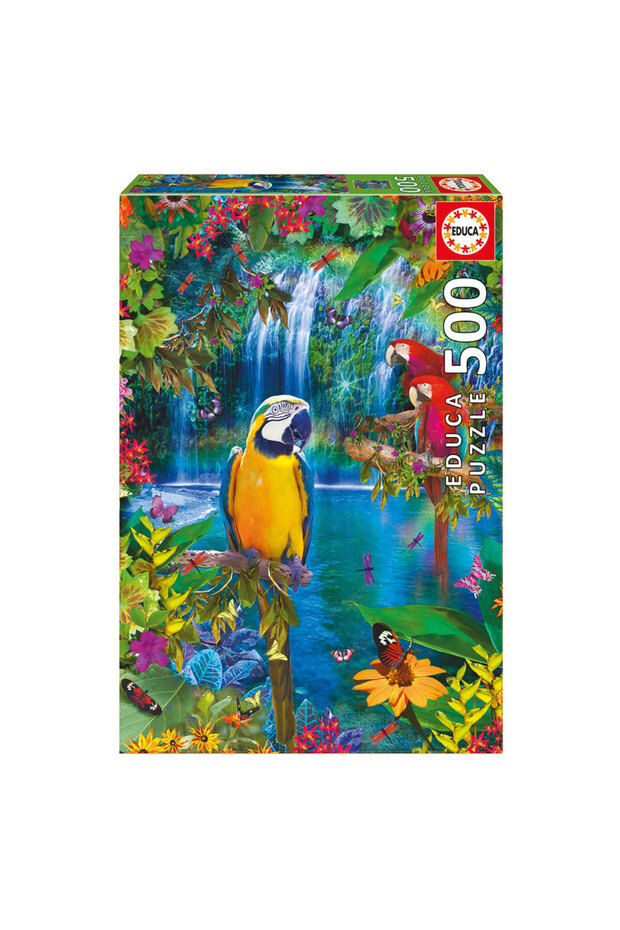 500 Piece Puzzle Bird Tropical Land