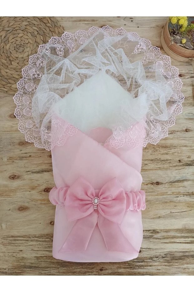 Baby Girl Pink Dove Crystal Baby Swaddle