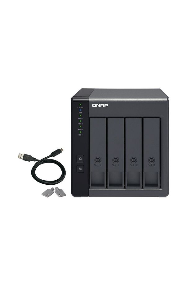 TR-004 4 HDD Yuvalı 3.5" NAS Depolama Ünitesi - 5
