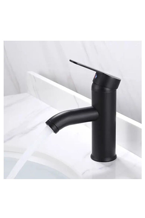 Black Lavatory Faucet Fixture Tap