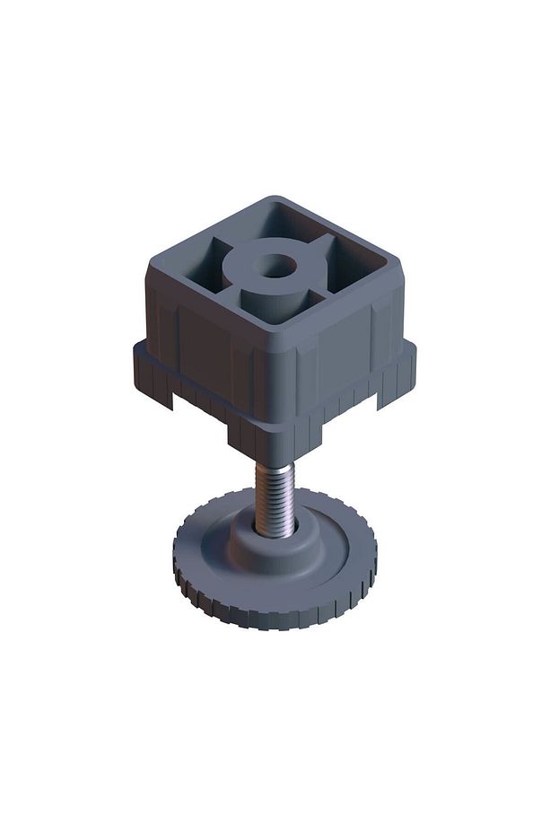 40x40 Gizli Ayarlı Rotil Ayak Takımı (gri) - 1