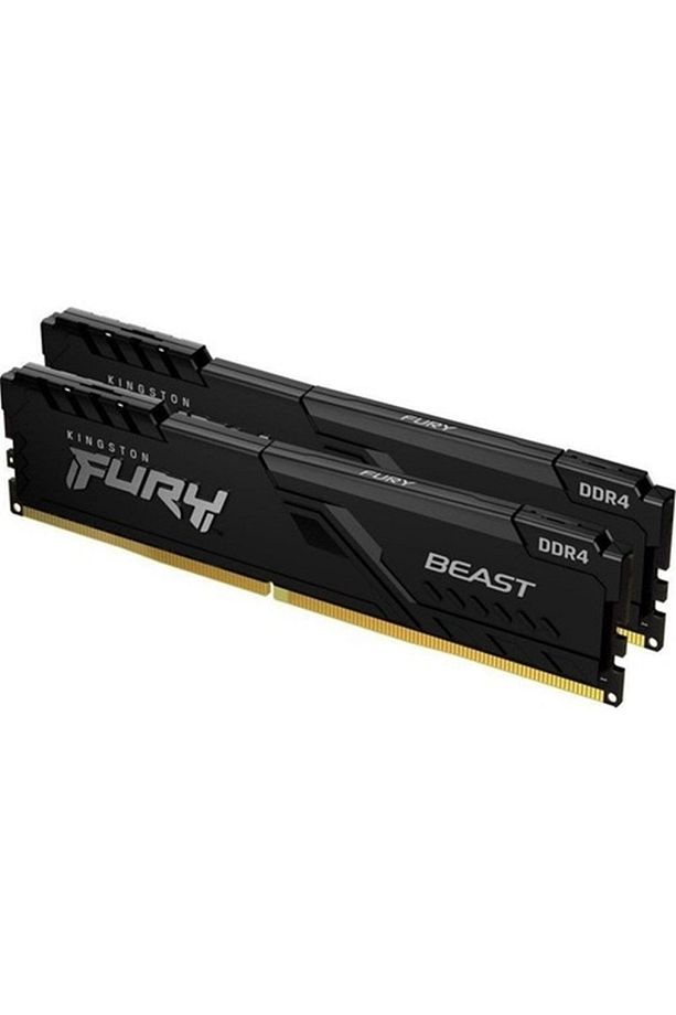 Kıngston Fury Beast 64GB (2X32GB) Ddr4 CL16 3200MHZ KF432C16BB/32 Ram Bellek 2'li Set Kit - 1
