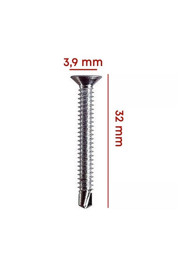 3,9x32 Matkap Uçlu Akıllı Vida (100 ADET) - 2