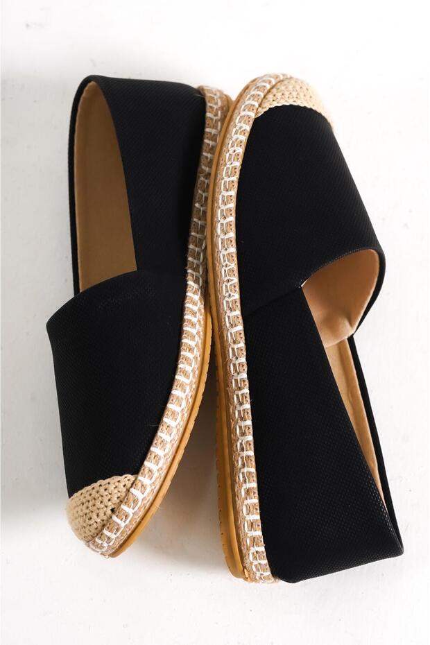 Capone Siyah Kadın Espadril - 1