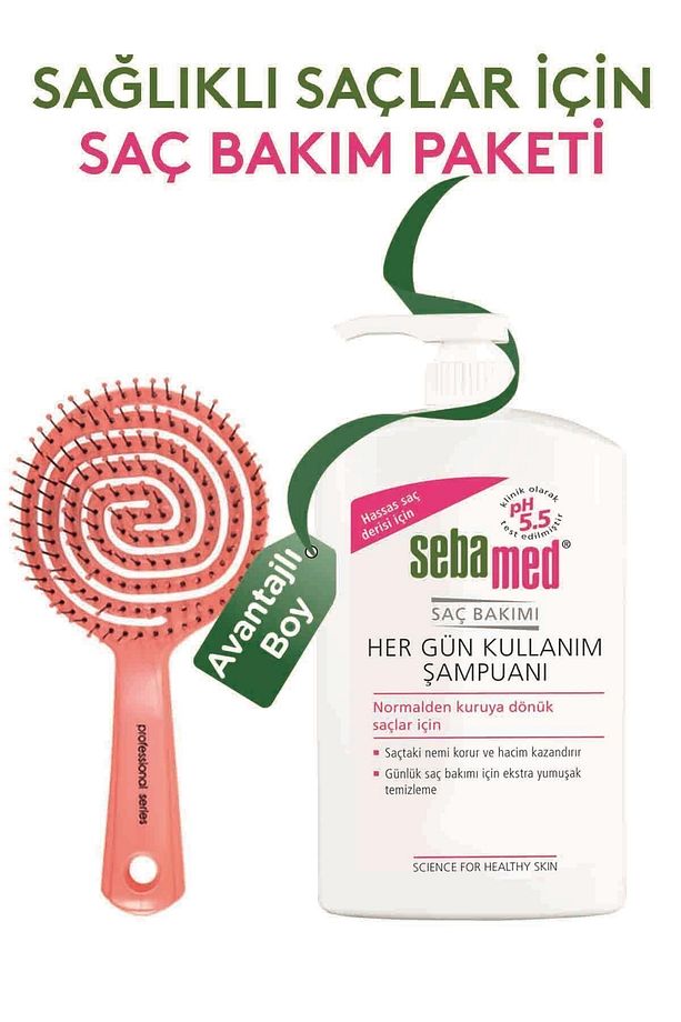 HER GÜN KULLANIM ŞAMPUAN 1000 ML- NASCİTA FIRÇA SET - 1