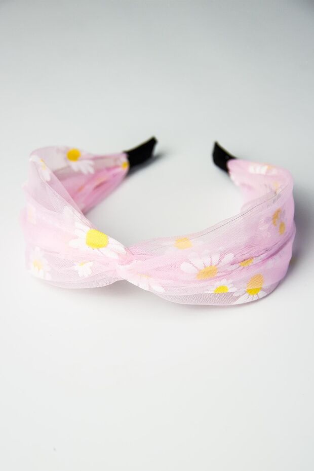 Papatya Işlemeli Taç - 2