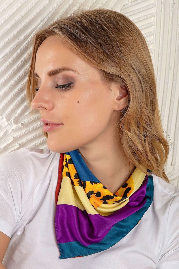 Çok Renkli Fular - 1