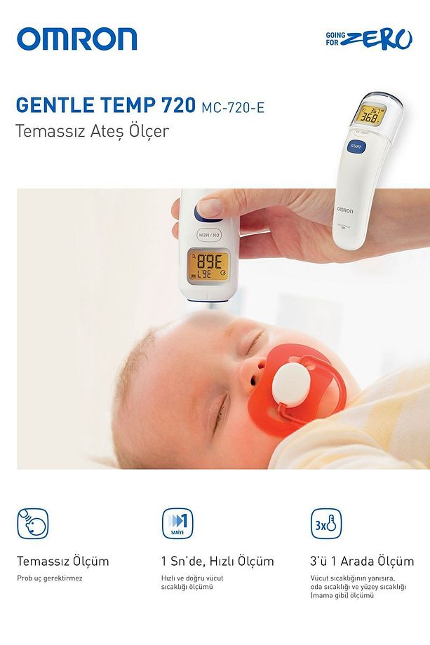 Gentle Temp 720 Temassız 3'ü 1 Arada Ateşölçer - 3