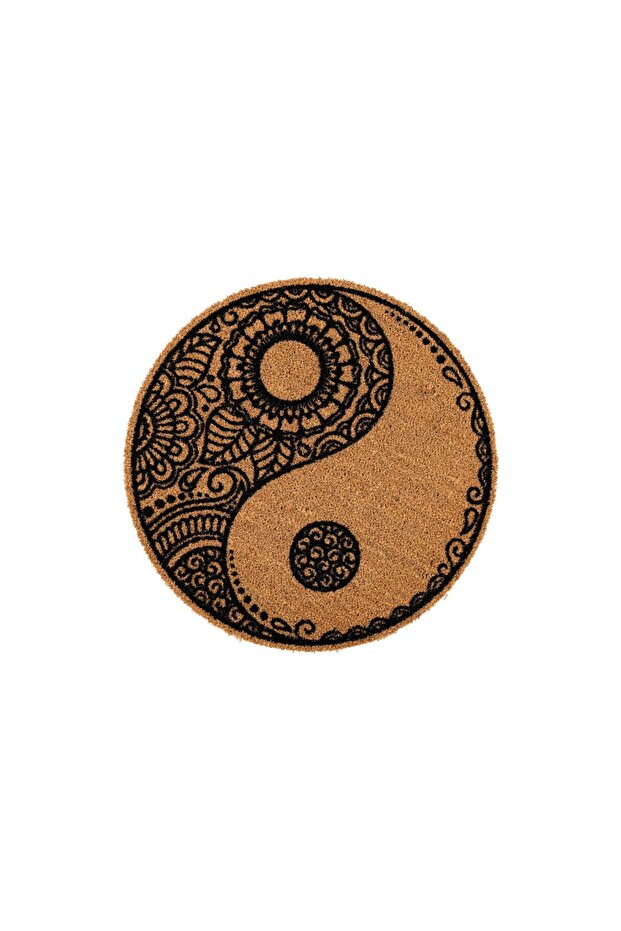 Round Koko Mat with Pvc Base 60X60
