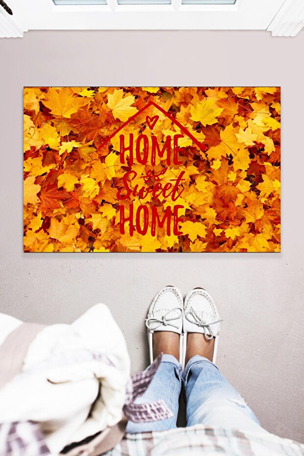 Autumn Home Sweet Home Decorative Multi-Purpose Door Mat 45X70