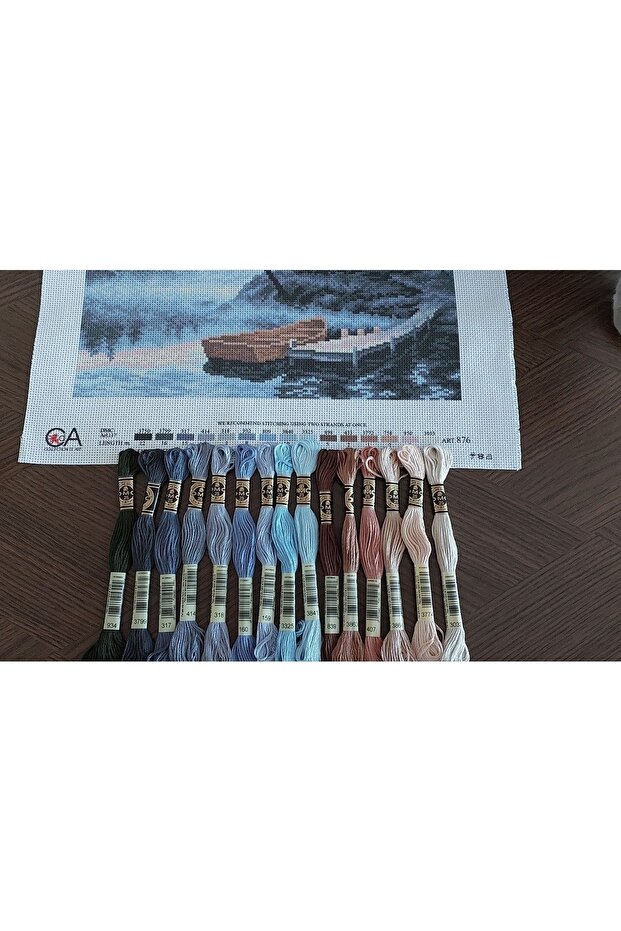 Printed Cross Stitch Processing Hobby Kit - 3