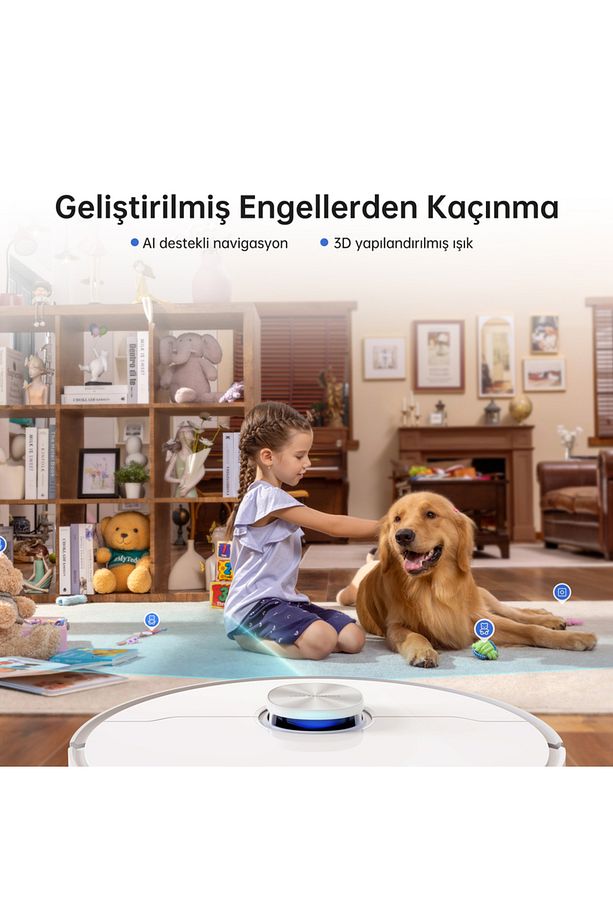 L10s Ultra Robot Süpürge, Otomatik Paspas Temizleme Ve Kurutma, 5300pa Emiş Ve Aı Navigasyonu - 5
