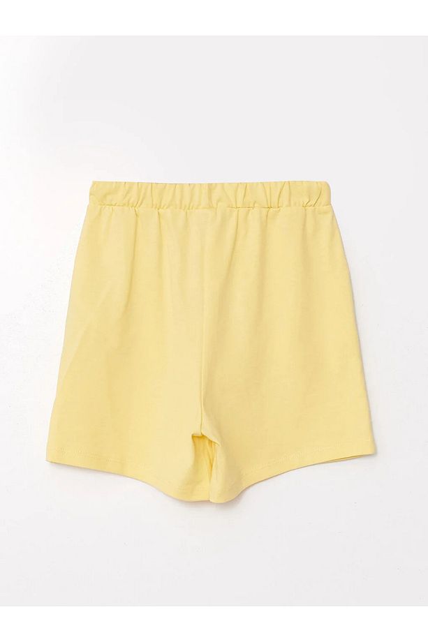 LCW Kids Beli Lastikli Basic Kız Çocuk Şort - 2
