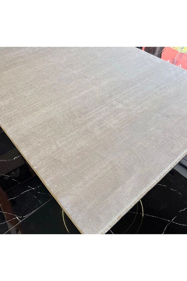 Doku 3750 Vizon Gri Düz Modern Salon Halısı - 3