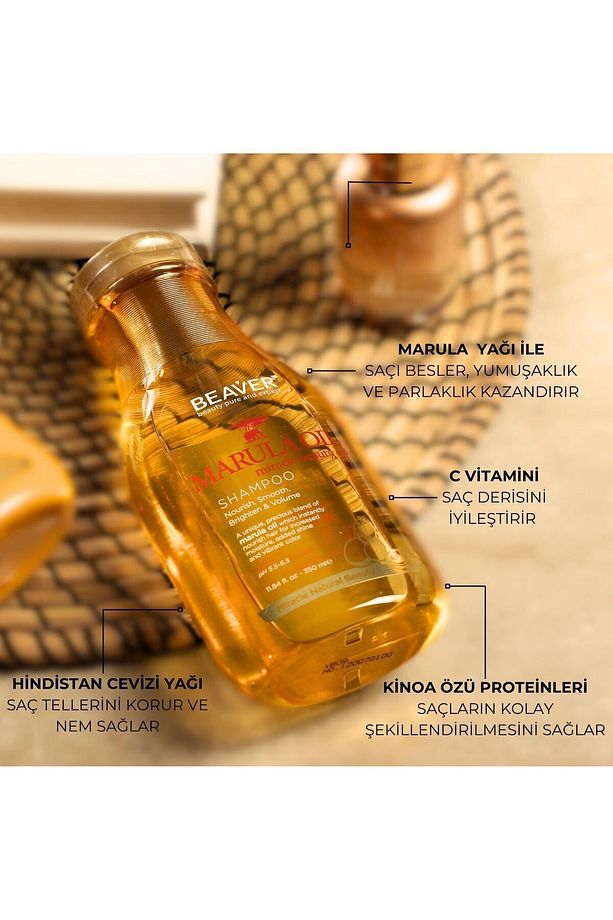 Marula Oil Şampuan 350ml | Kuru, Ince Telli Ve Kıvırcık Saçlara Nem, Onarım Ve Koruma - 5