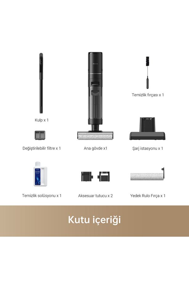H12 Pro Islak Kuru Kablosuz Süpürge - 6