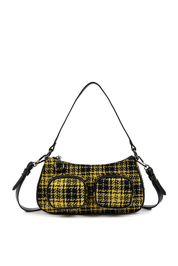 Patterned Plaid Bag - 2