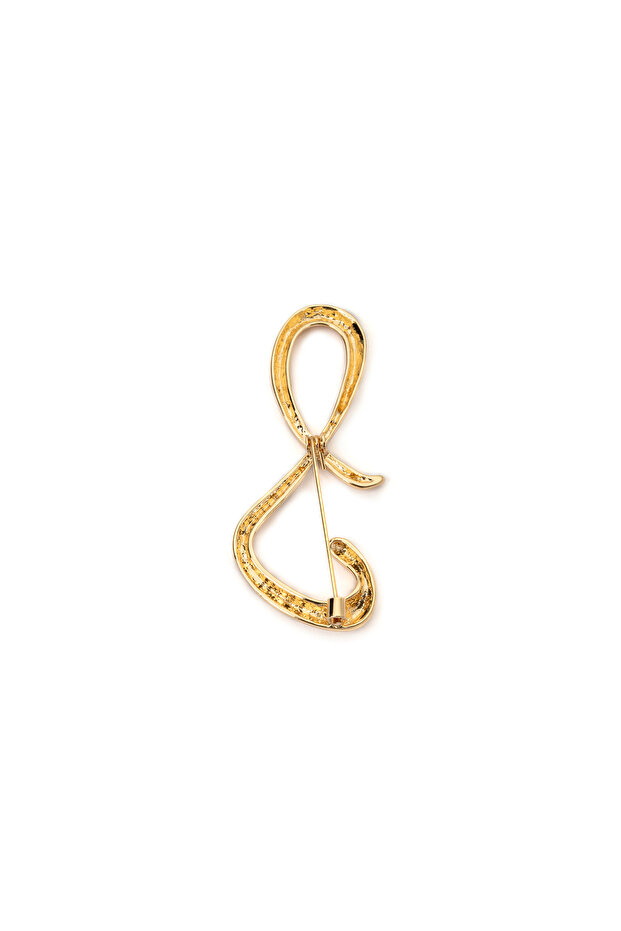 Amorphous Metal Brooch