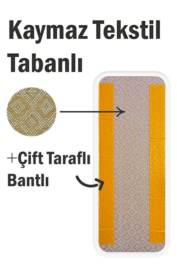 Kare Bukle Halıdan Ekonomik Basamak Ve Merdiven Paspası - Kahve Desenli / Adet Olarak Satılır - 6