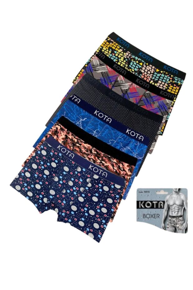 5 Patterned Lycra Boxers - 2