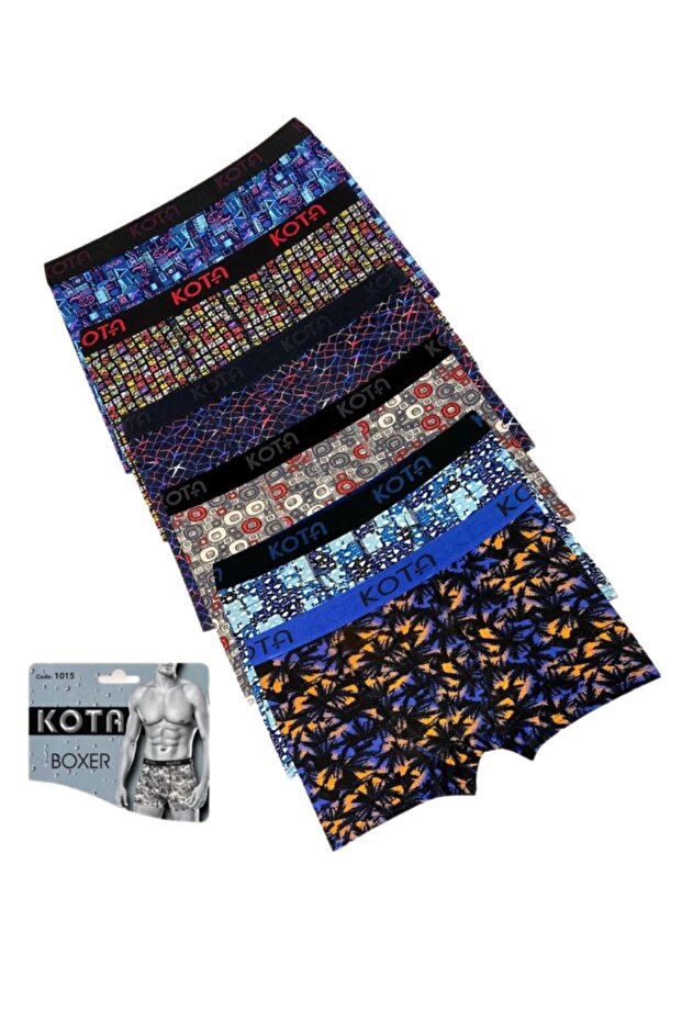 5 Patterned Lycra Boxers - 3