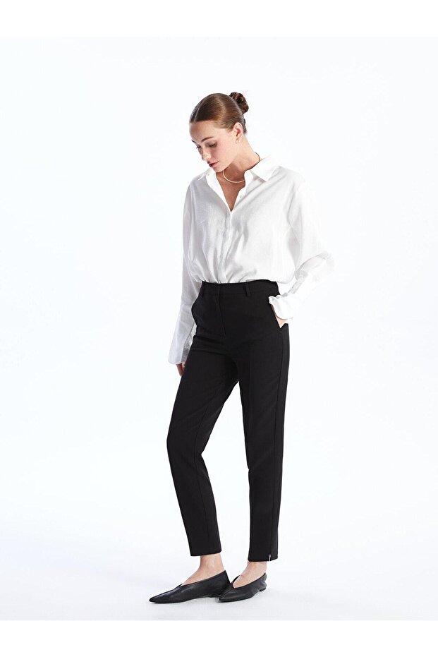 LCWAIKIKI Classic Women's Slim Fit Straight Trousers