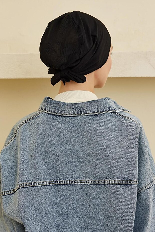 Dikişsiz Geniş Bone Aksesuar - 5