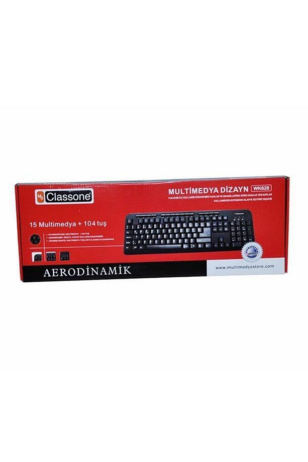 Multimedia Q Klavye Usb Kablolu Wk628 - 1