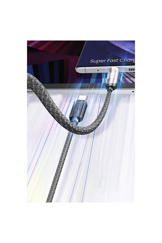 Oppo A33 A54 A55 A72 A73 A74 A76 Hızlı Şarj Kablosu Type-C 100W - 4