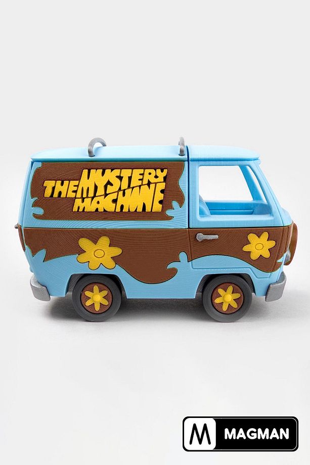 Scooby Doo Gizem Arabası, 37 Parça Le go Seti Eğitici Oyuncak Araba Yapım Seti Mavi Kahve Renk - 6