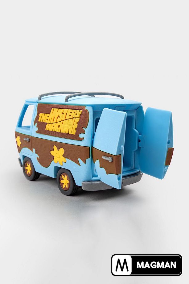 Scooby Doo Gizem Arabası, 37 Parça Le go Seti Eğitici Oyuncak Araba Yapım Seti Mavi Kahve Renk - 7
