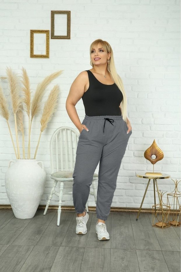 Women/Girls Oversize Elastic Leg Spring Summer Seasonal Sports Sweatpants