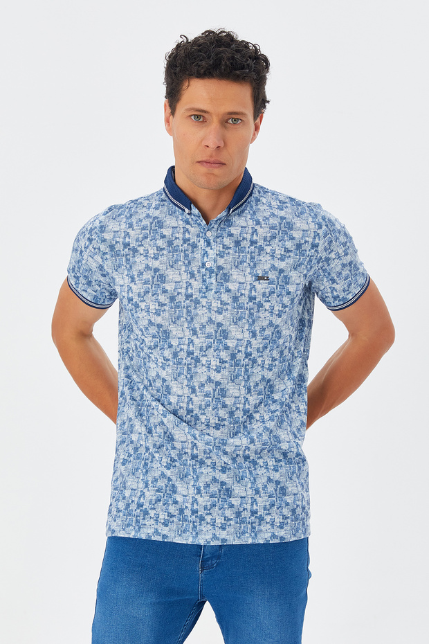 Men's Polo Neck T-shirt 8035