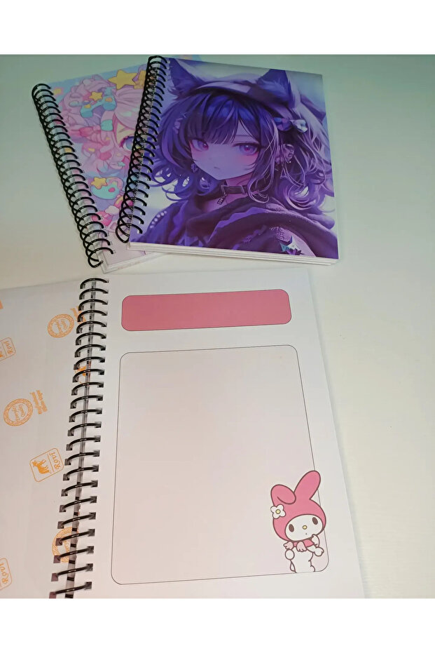 Kuromi A5 Spiral Unlined Notebook - 64 Pages - 7