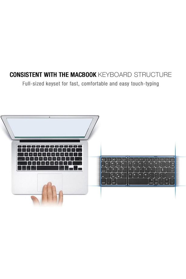 Samsung Galaxy Tab Active 2 SM-T395 Uyumlu Kablosuz Bluetooth TouchPad'li Şarj Edilebilir Katlanabil - 4