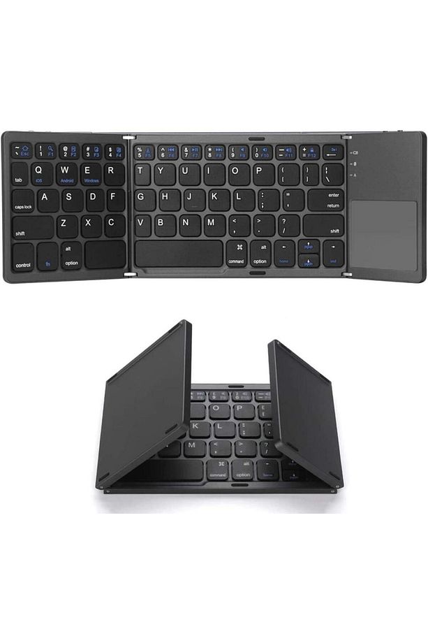 Samsung Galaxy Tab Active 2 SM-T395 Uyumlu Kablosuz Bluetooth TouchPad'li Şarj Edilebilir Katlanabil - 2