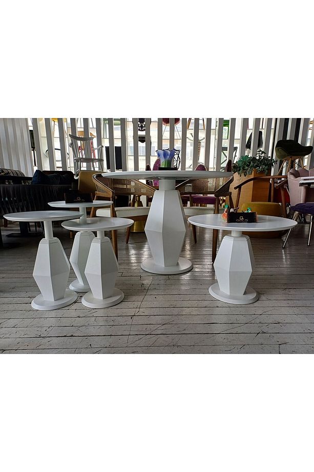 PRİZMA MASA beyaz 80x100 cm farklı renklerde - 2