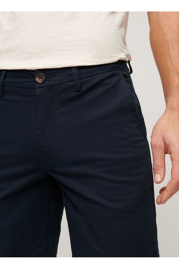 Normal Lacivert Erkek Şort M7110422A98T_STRETCH CHINO SHORT - 3