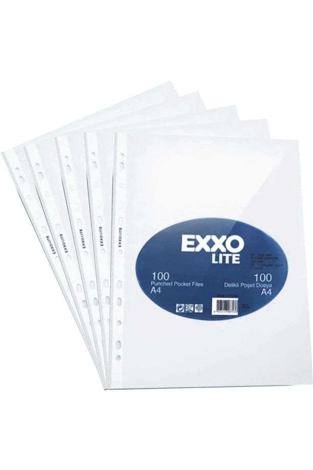 Lite Eko. 10 Paket A4 Delikli Poşet Dosya 100x10 Lu Paket - 1