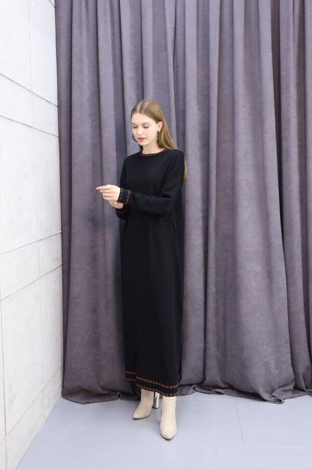 Kadın Merserize elbise - 5