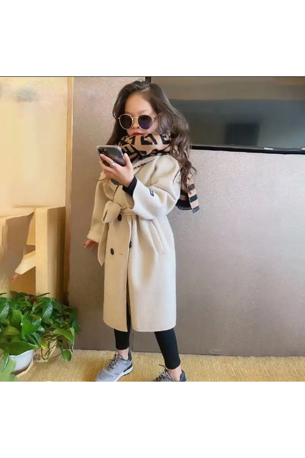 Children's Stamped Coat - Unlined, Comfortable Cut