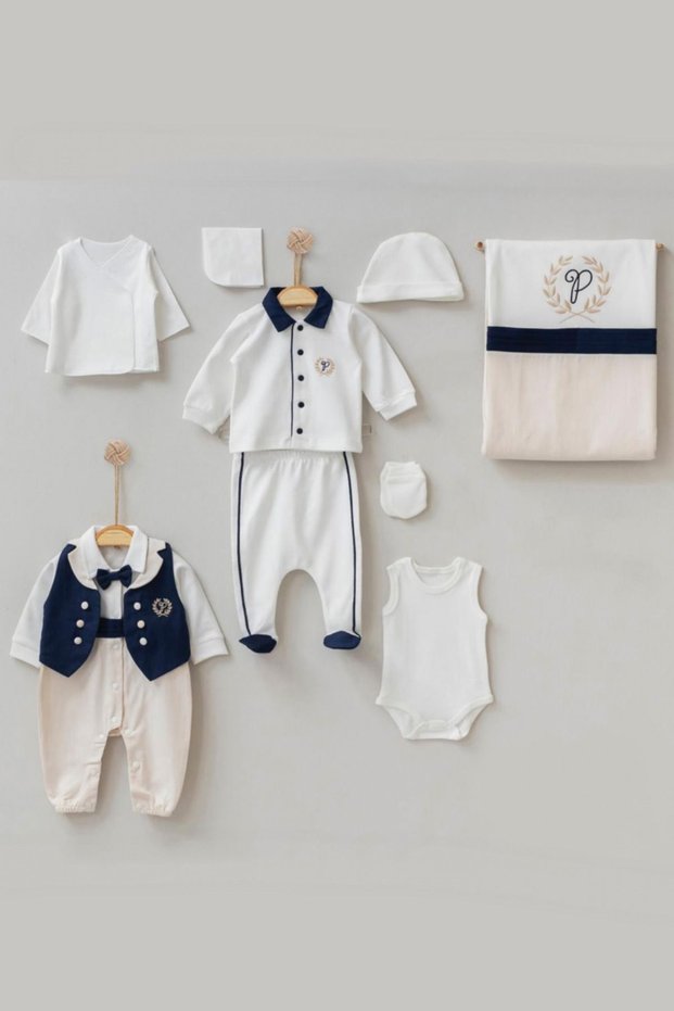 Armed Model Pugi Baby Natural Ultralux 10 Piece Hospital Outfit Set