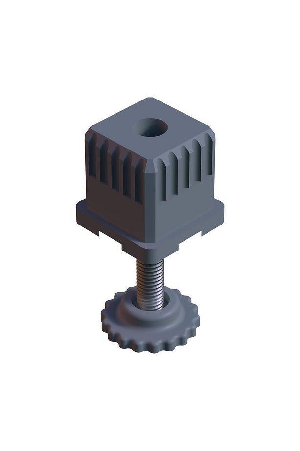 30x30 Gizli Ayarlı Rotil Ayak Takımı (Gri) - 1
