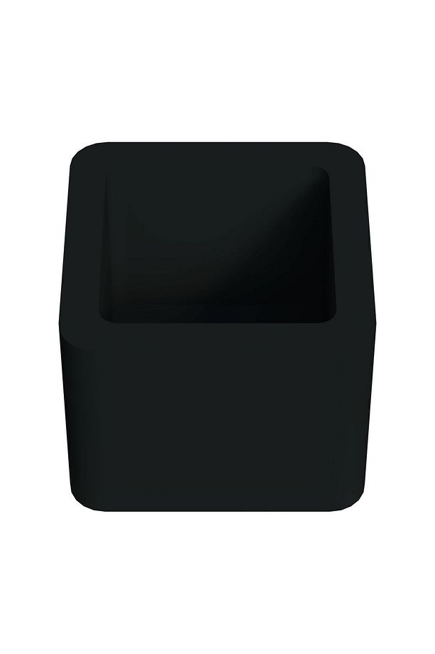 25x25 Mm Kare Pvc Sandalye Profil Ayak Pabucu Sessiz Yumuşak - Siyah (4 Adet) - 5