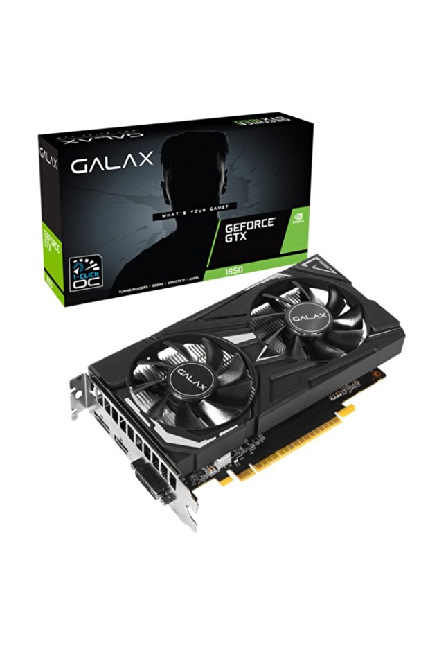 GeForce GTX1650 EX 1-Click OC 4GB 128Bit GDDR6 Ekran Kartı (65SQL8DS66E6) - 1
