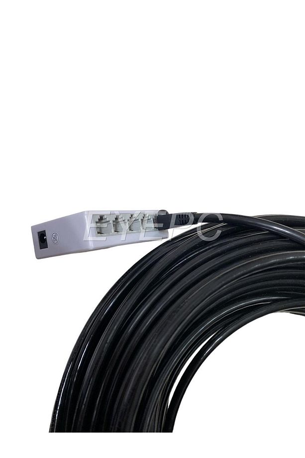 İnternet Çoğaltıcı 5 Portlu 1 Giriş 4 Çıkış+2 Adet Ayrı 5 Metre Siyah Ket 6 Cat Ethernet Lan Kablosu - 4