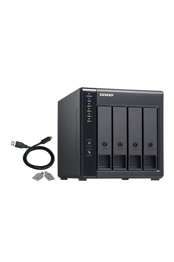 TR-004 4 HDD Yuvalı 3.5" NAS Depolama Ünitesi - 1