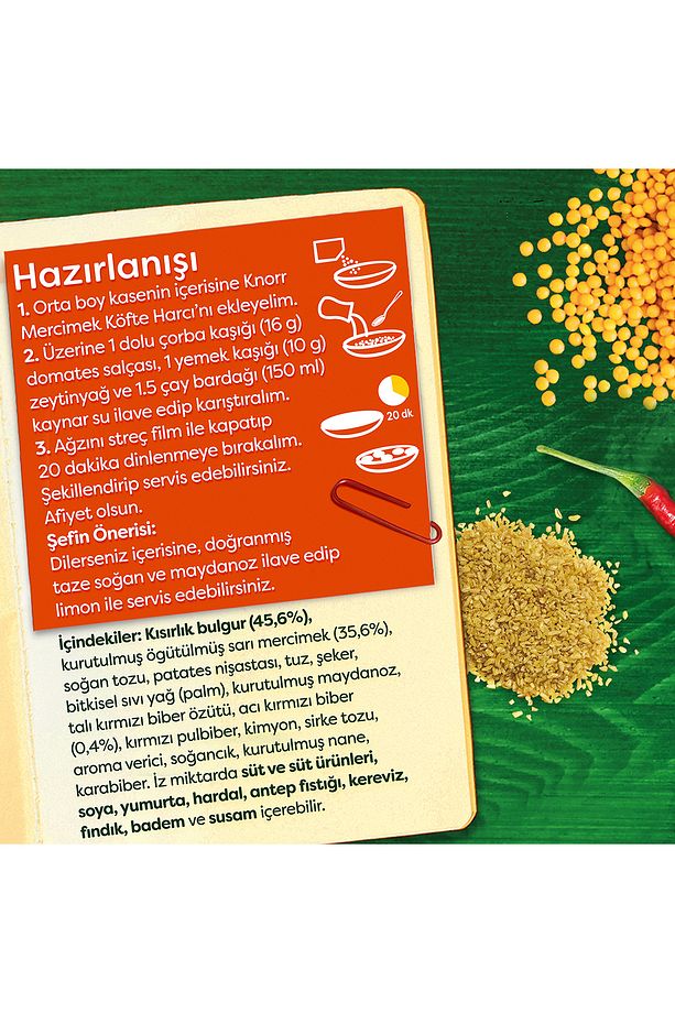 Mercimek Köftesi 100g X3 - 6